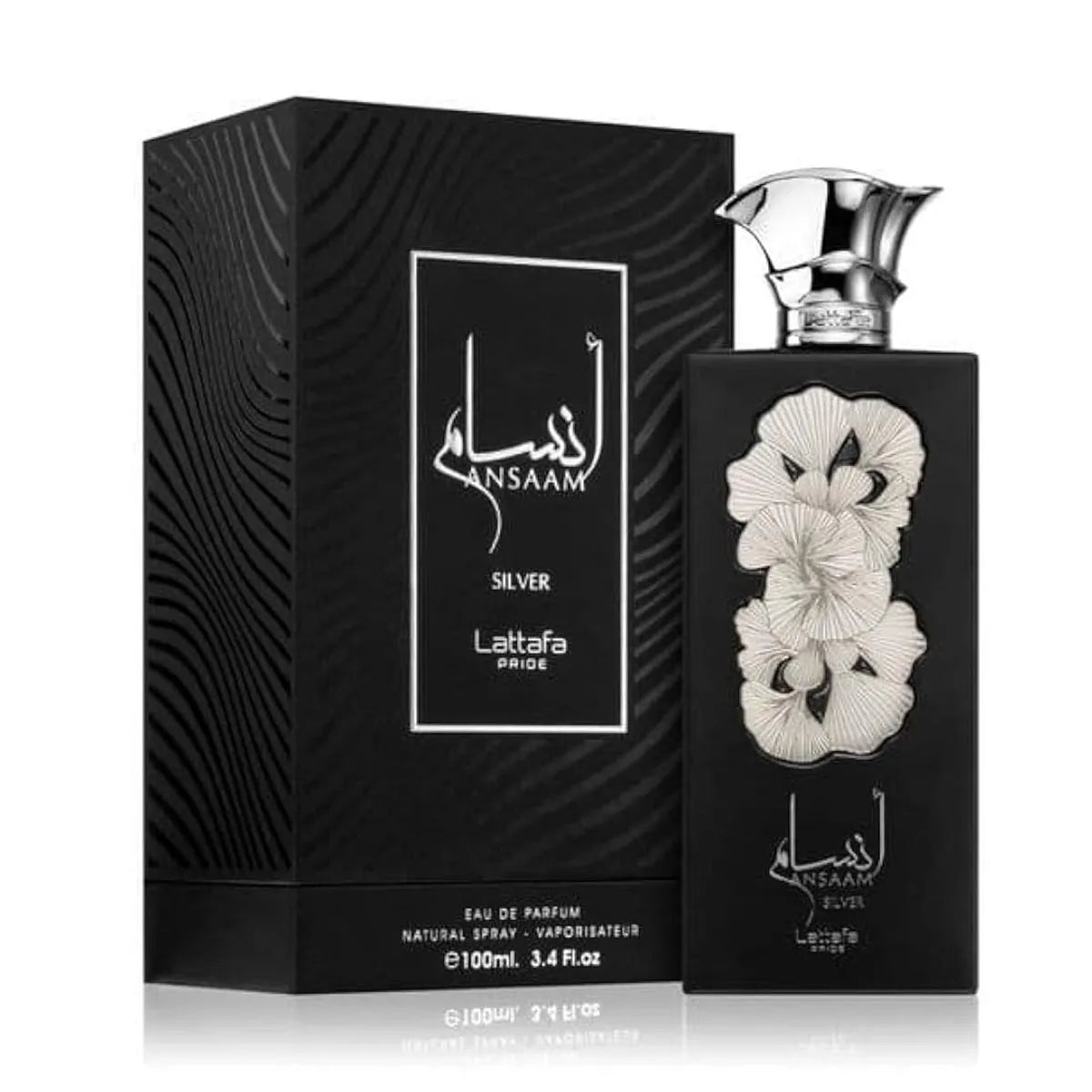 Lattafa Ansaam Silver Eau De Parfum 100ml Spray - Afanaya